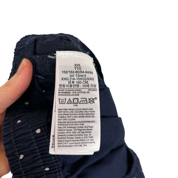 NWT Gap Blue Polka Dot Shorts Girls XXL - Picture 3 of 6